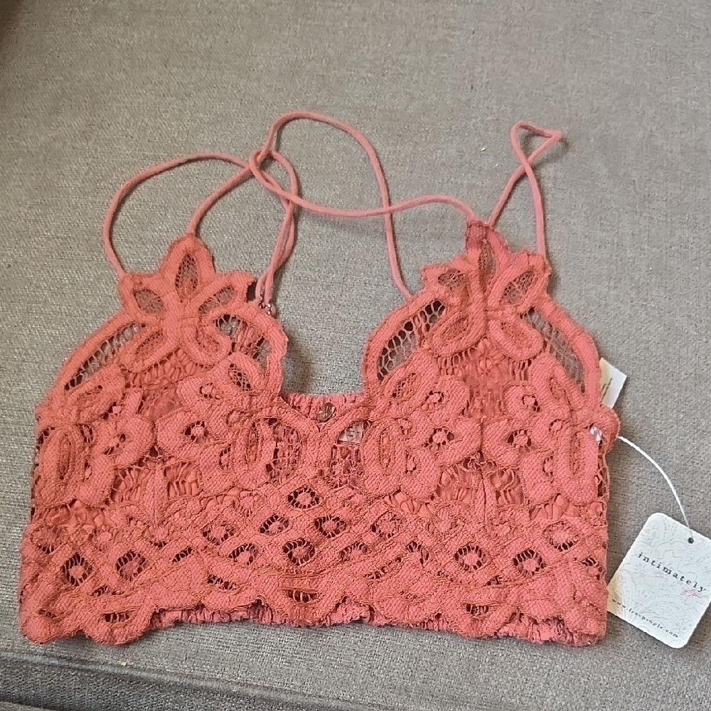 Pink Lace Bralette